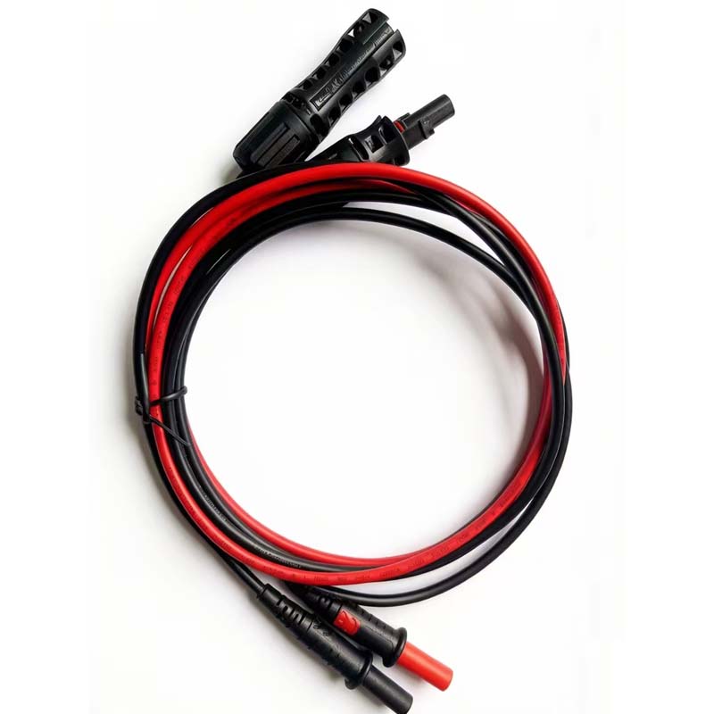 PV test lead, gold-plated contacts